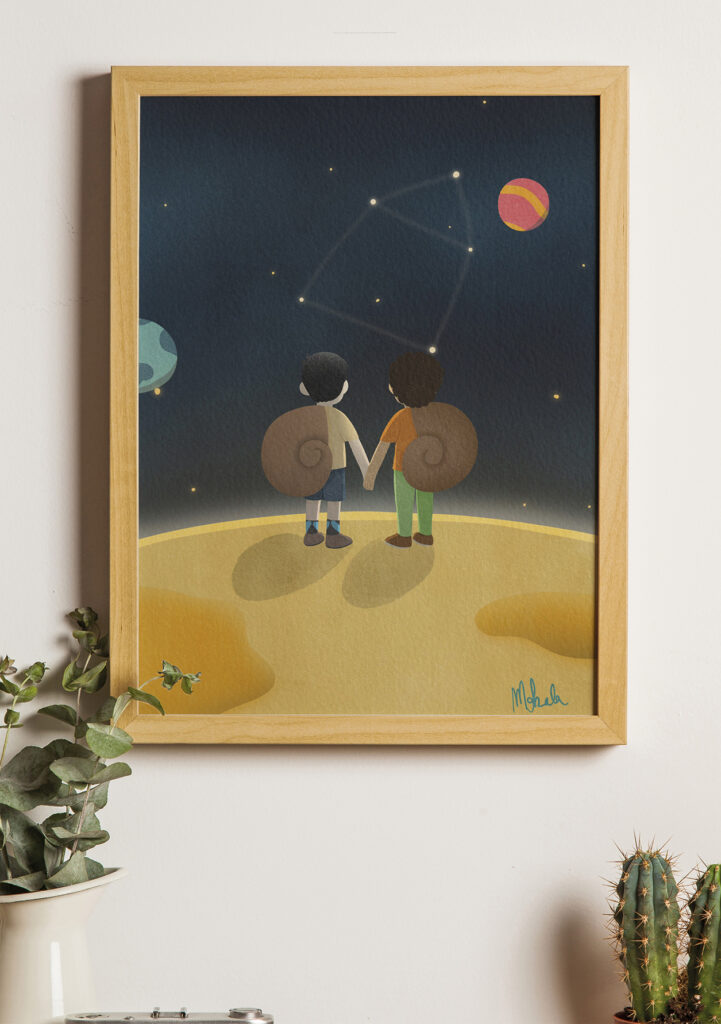 Sous la maison des étoiles